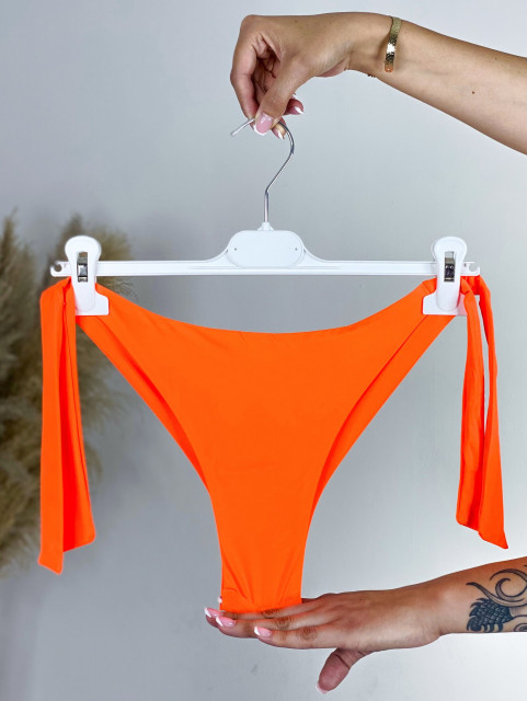 Női neon narancssárga bikini alsó - brazil